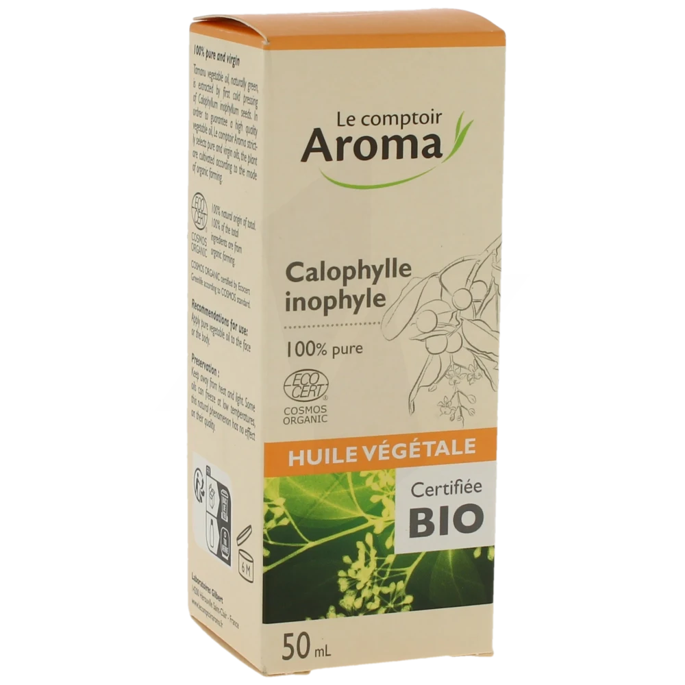 Le Comptoir Aroma Huile Végétale Bio Calophylle Fl Pompe/50ml