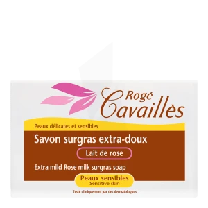Rogé Cavaillès Savon Solide Surgras Extra Doux Lait De Rose 250g