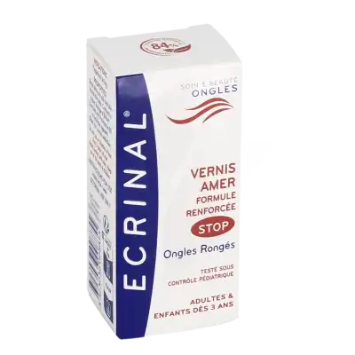 Ecrinal Soin & Beaute Ongles Vernis Amer Stop, Fl 10 Ml à Bordeaux