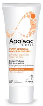 Apaisac Biorga Emulsion Purifiante Antiimperfections, Tube 40 Ml à Beaujeu-Saint-Vallier-Pierrejux-et-Quitteur