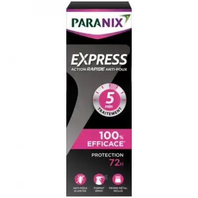 Paranix Express 5min Lotion Antipoux Spray/100ml + Peigne à MIRAMONT-DE-GUYENNE