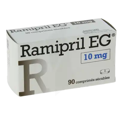 Ramipril Eg 10 Mg, Comprimé Sécable à LIVRON-SUR-DROME