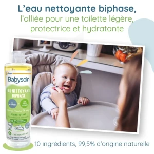 Babysoin Eau Nettoyante Biphase Fl/400ml