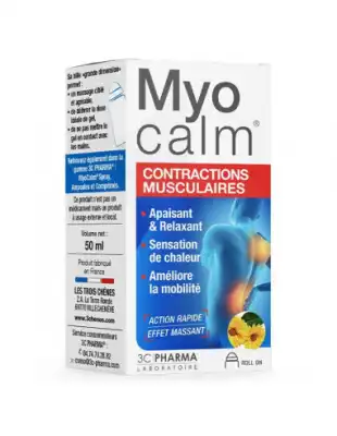 Myocalm Gel Contractions Musculaires Roll-on/50ml à Moirans