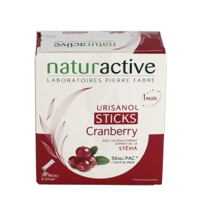 Naturactive Urisanol Sticks Stévia (28 Unités)