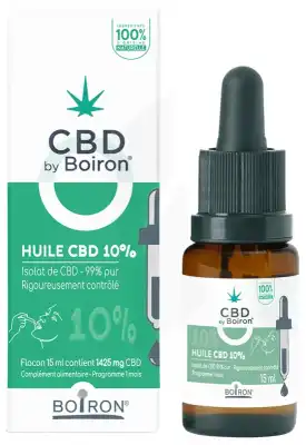 Boiron Cbd Huile Buvable 10 % Fl Cpte-gttes/15ml à Drocourt