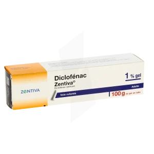 Diclofenac Zentiva 1 %, Gel