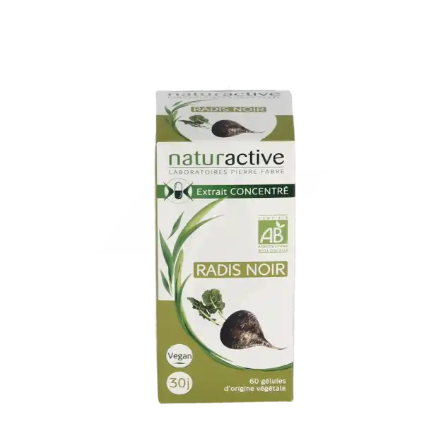 Naturactive Phytotherapie Radis Noir Bio Gél Pilulier/60