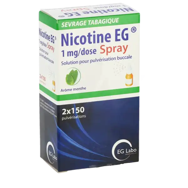 Nicotine Eg 1 Mg/dose, Solution Pour Pulvérisation Buccale