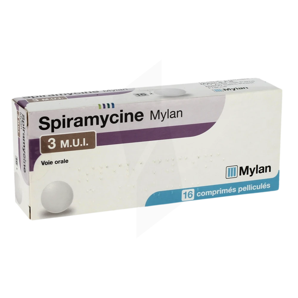 Spiramycine Viatris 3 M.u.i, Comprimé Pelliculé