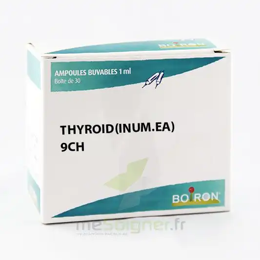 Boiron Thyroidea 9ch Solution Buvable En Ampoules Boîte De 30 Ampoules