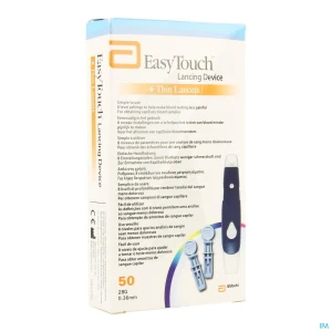 Easy Touch Set Autopiqueur + Lancettes Code