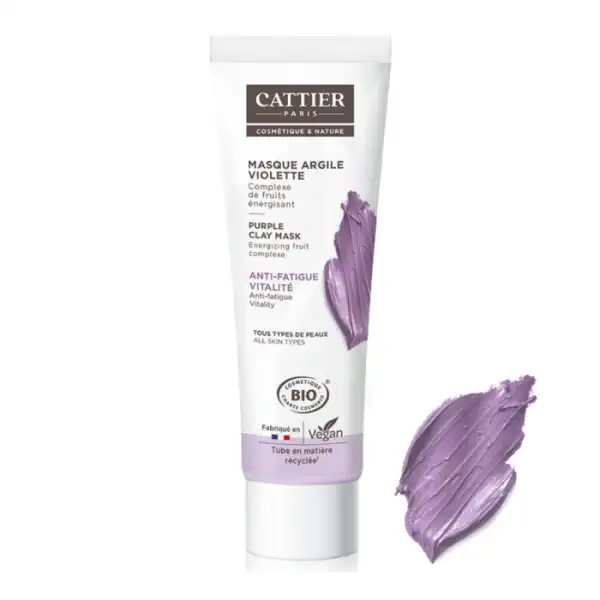 Cattier Masque Crème Argile Violette T/100ml