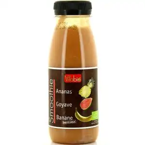 Vitabio Smoothies Boisson Ananas Goyave Banane Bouteille/25cl P.e.t