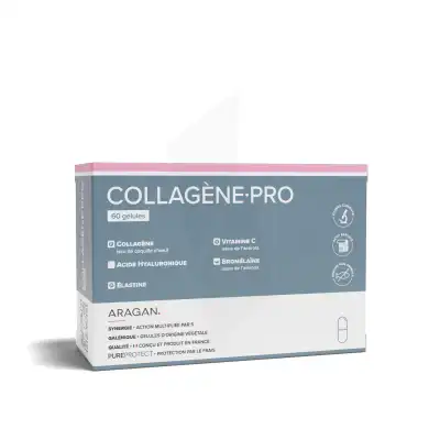 Aragan Pure Protect Collagene Pro Gélules B/60 à BIGANOS