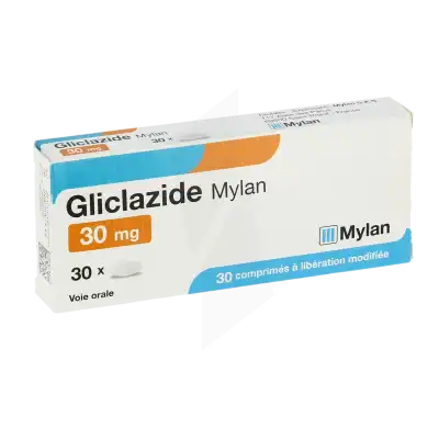 Gliclazide Viatris 30 Mg, Comprimé à Libération Modifiée à Lherm