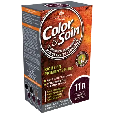 Color&soin Kit Coloration Permanente 11r Rouge Myrtille à ERSTEIN