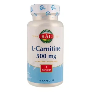 Kal L-carnitine 500mg Capsules B/30