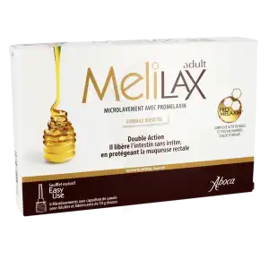 Aboca Melilax Adulte Gel Rectal Microlavement 6t/10g à LE LAVANDOU