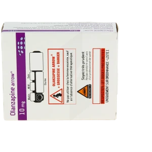 Olanzapine Arrow 10 Mg, Comprimé Orodispersible