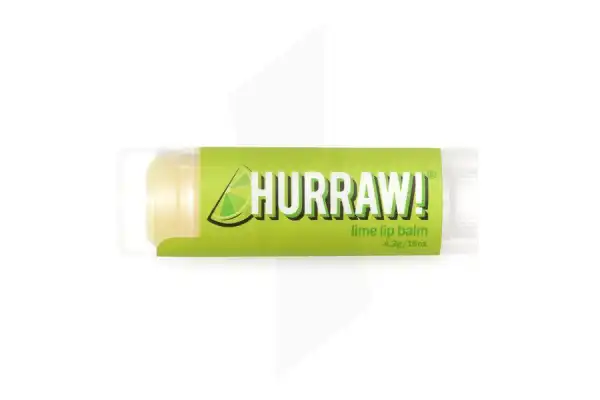 Hurraw! Baume à Lèvres Citron Vert Stick/4,3g