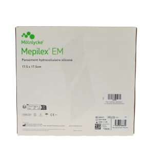 Mepilex Em Pansement Hydrocellulaire Découpable Stérile 17,5x17,5cm