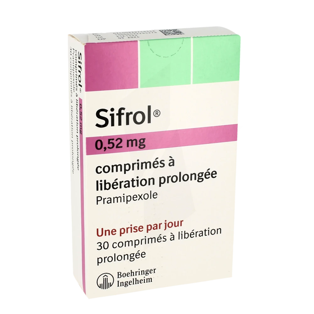 Sifrol 0,52 Mg, Comprimé à Libération Prolongée