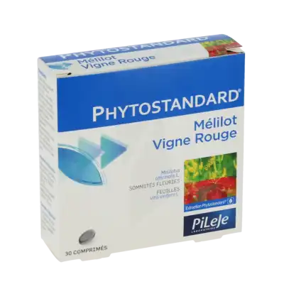 Pileje Phytostandard - Mélilot / Vigne Rouge 30 Comprimés à PINS-JUSTARET