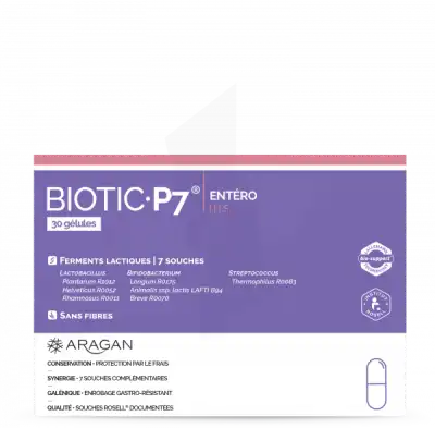 Aragan Probiotic 7 Entero Gélules B/30 à BIGANOS