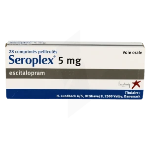 Seroplex 5 Mg, Comprimé Pelliculé