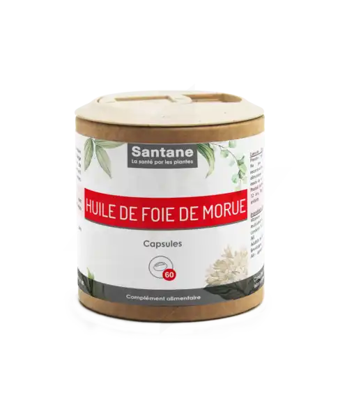 Santane Huile De Foie De Morue Gélules De Poudre De Plantes 500mg B/60