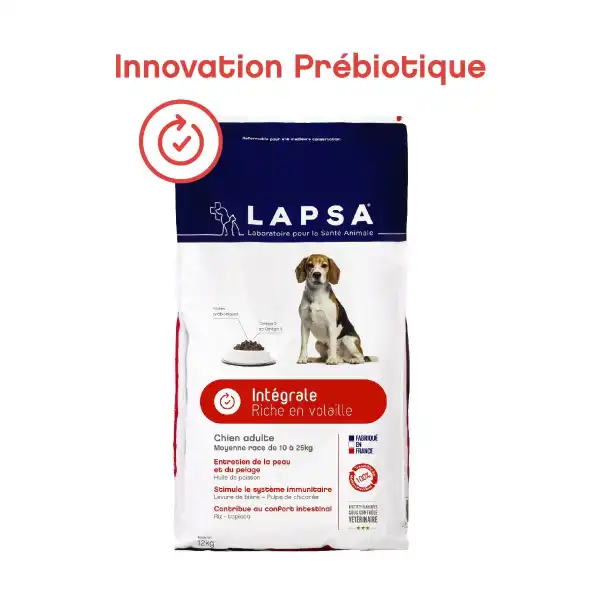 Lapsa Integrale Croquettes Chien Moyenne Race Sachet/12kg