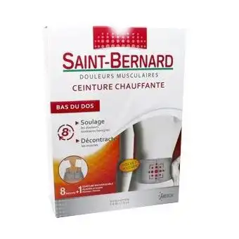 St-bernard Ceinture Chauffante Rechargeable + 8 Patchs à PARIS