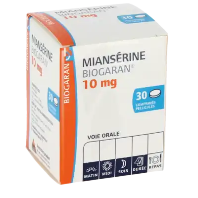 Mianserine Biogaran 10 Mg, Comprimé Pelliculé à ROMORANTIN-LANTHENAY