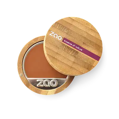 Zao Fond De Teint Compact 735 Chocolat * 6g à VIC-FEZENSAC