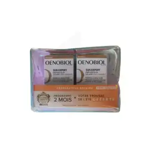 Oenobiol Sun Expert Caps Préparateur Solaire Peau Sensible 2pots/30+trousse à Limoges