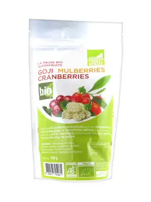 Exopharm Goji Mulberries Cranberries Bio 250g à PRUNELLI-DI-FIUMORBO