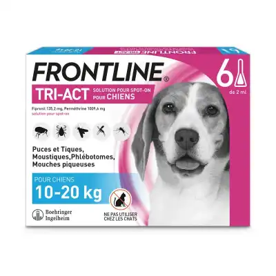 Frontline Tri-act Solution Pour Spot-on Pour Chiens 10 - 20 Kg, Solution Pour Spot-on à Ferney-Voltaire