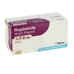 Ropinirole Viatris Lp 2 Mg, Comprimé à Libération Prolongée