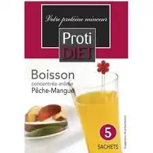 Protidiet Boisson Concentrée Arôme Pêche-mangue B/5 à Saint Priest
