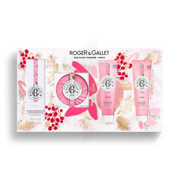 Roger & Gallet Rituel Découverte Bienfaisant Rose Coffret