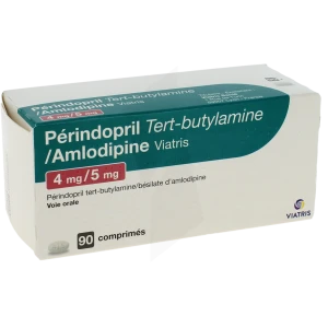 Perindopril Tert-butylamine/amlodipine Viatris 4 Mg/5 Mg, Comprimé