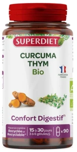 Superdiet Curcuma Thym Bio Gélules B/90