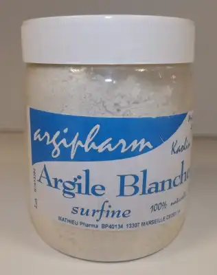 Argipharm Pdr Surfine Argile Blanche Pot/250g à Marseille