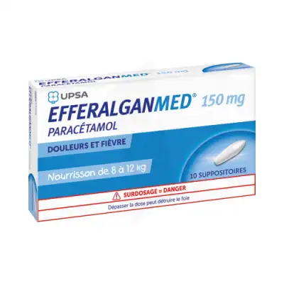 Efferalganmed 150 Mg, Suppositoire à QUINCAMPOIX