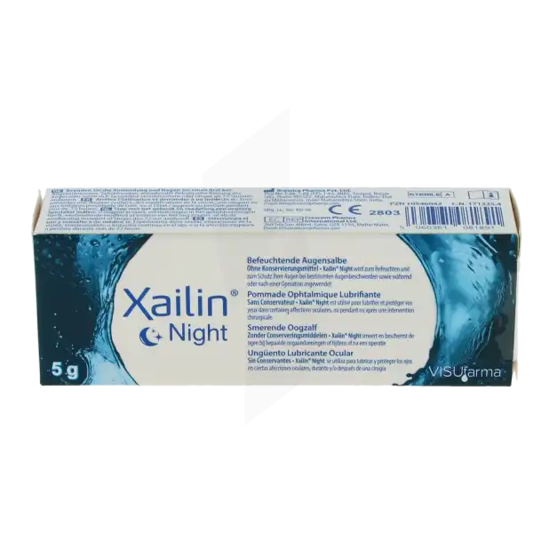 Xailin Night Pom Opht Lubrifiante T/5g