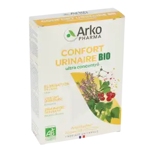 Arkofluide Bio Ultraextract Solution Buvable Confort Urinaire 20 Ampoules/10ml à SAINT-ROMAIN-DE-COLBOSC