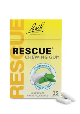 Rescue Bach Chewing-gum B/25 à Bandol