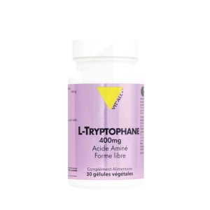 Vitall+ L-tryptophane 400mg Gélules Végétales B/30
