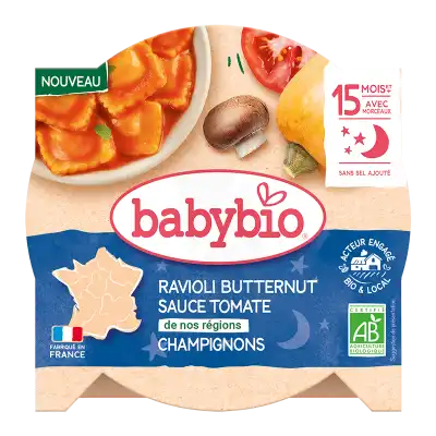 Acheter Babybio Alimentation infantile Ravioli butternut sauce tomate Doypack/190g à St Médard En Jalles